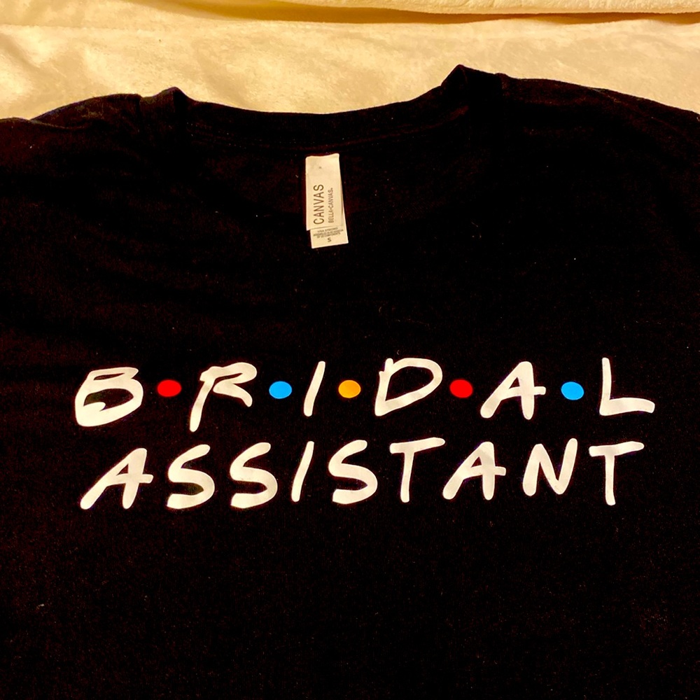 Black t-shirt. Size Small